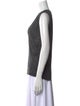 Isabel Marant Linen Scoop Neck Top