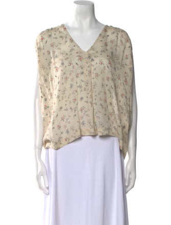 Isabel Marant Silk Floral Print Top