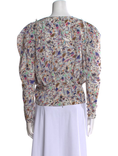 Isabel Marant Silk Floral Print Blouse