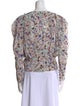 Isabel Marant Silk Floral Print Blouse