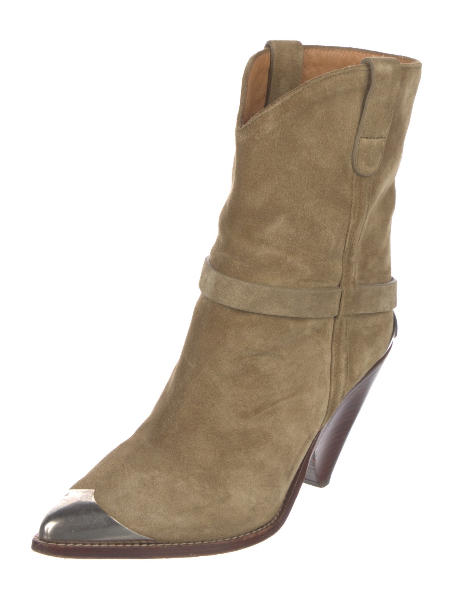 Isabel Marant Suede Western Boots