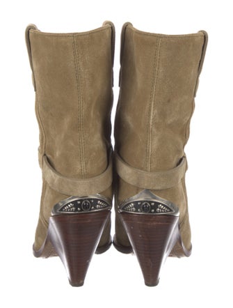 Isabel Marant Suede Western Boots