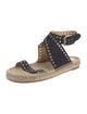 Isabel Marant Suede Colorblock Pattern Espadrilles