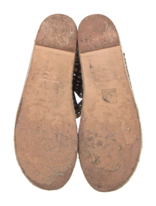 Isabel Marant Suede Colorblock Pattern Espadrilles