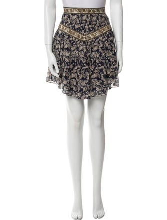 Isabel Marant Floral Print Mini Skirt