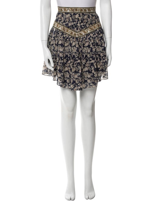 Isabel Marant Floral Print Mini Skirt