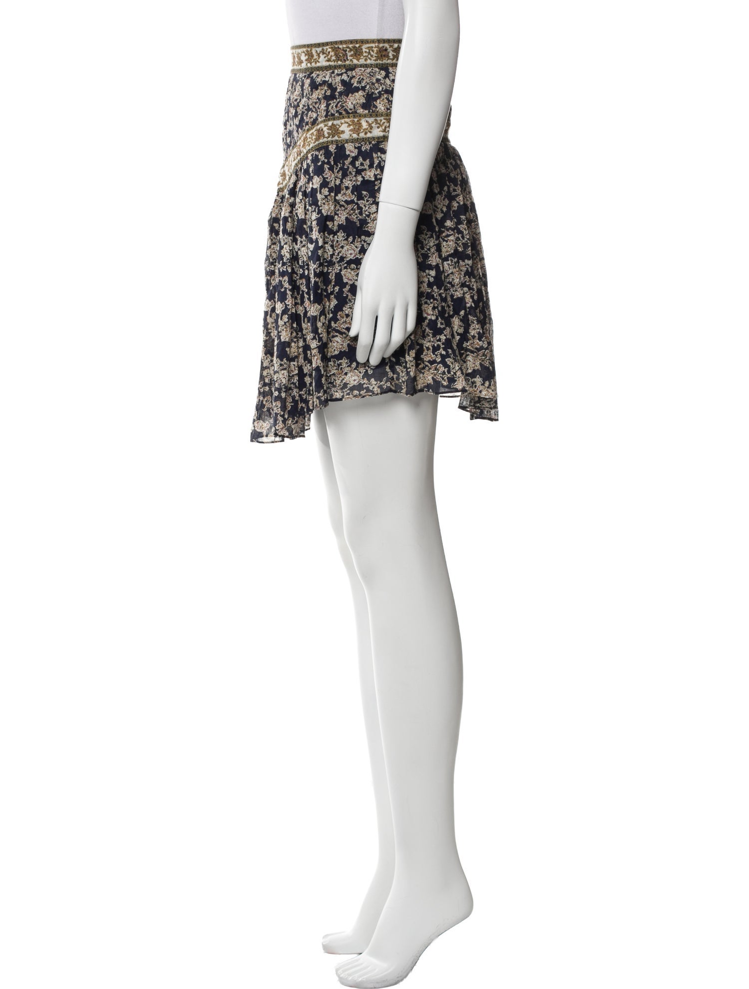 Isabel Marant Floral Print Mini Skirt