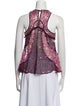 Isabel Marant Silk Floral Print Crop Top