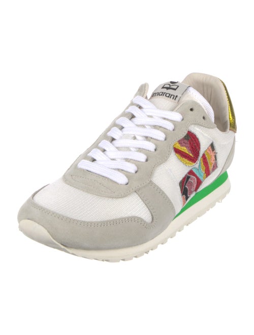 Isabel Marant Suede Printed Sneakers