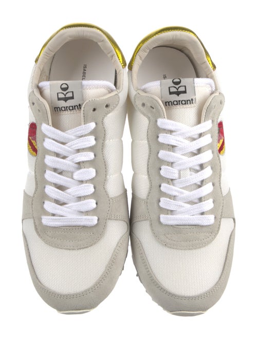 Isabel Marant Suede Printed Sneakers