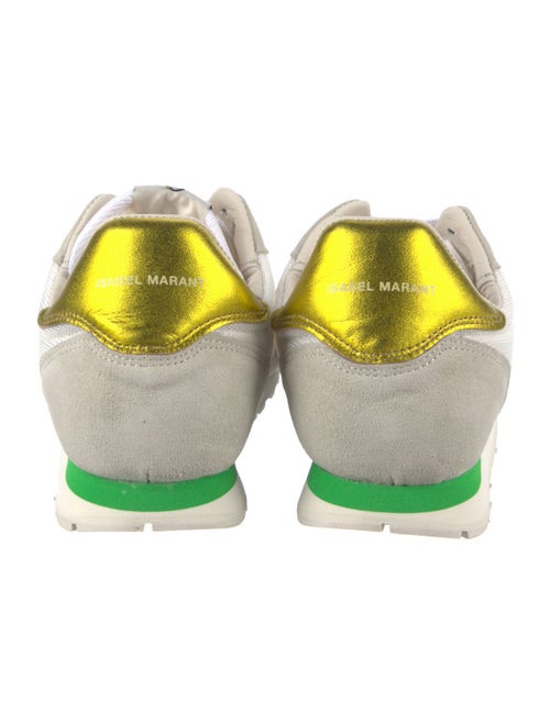 Isabel Marant Suede Printed Sneakers