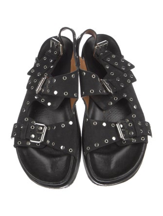 Isabel Marant Suede Studded Accents Gladiator Sandals