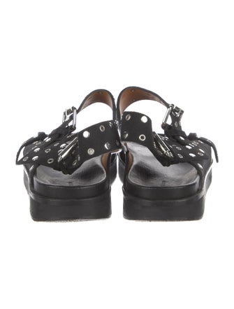 Isabel Marant Suede Studded Accents Gladiator Sandals