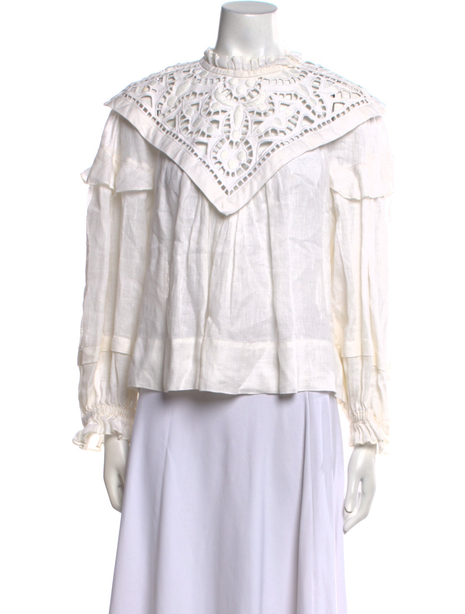 Isabel Marant Linen Patterned Blouse