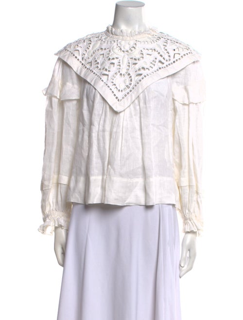 Isabel Marant Linen Patterned Blouse