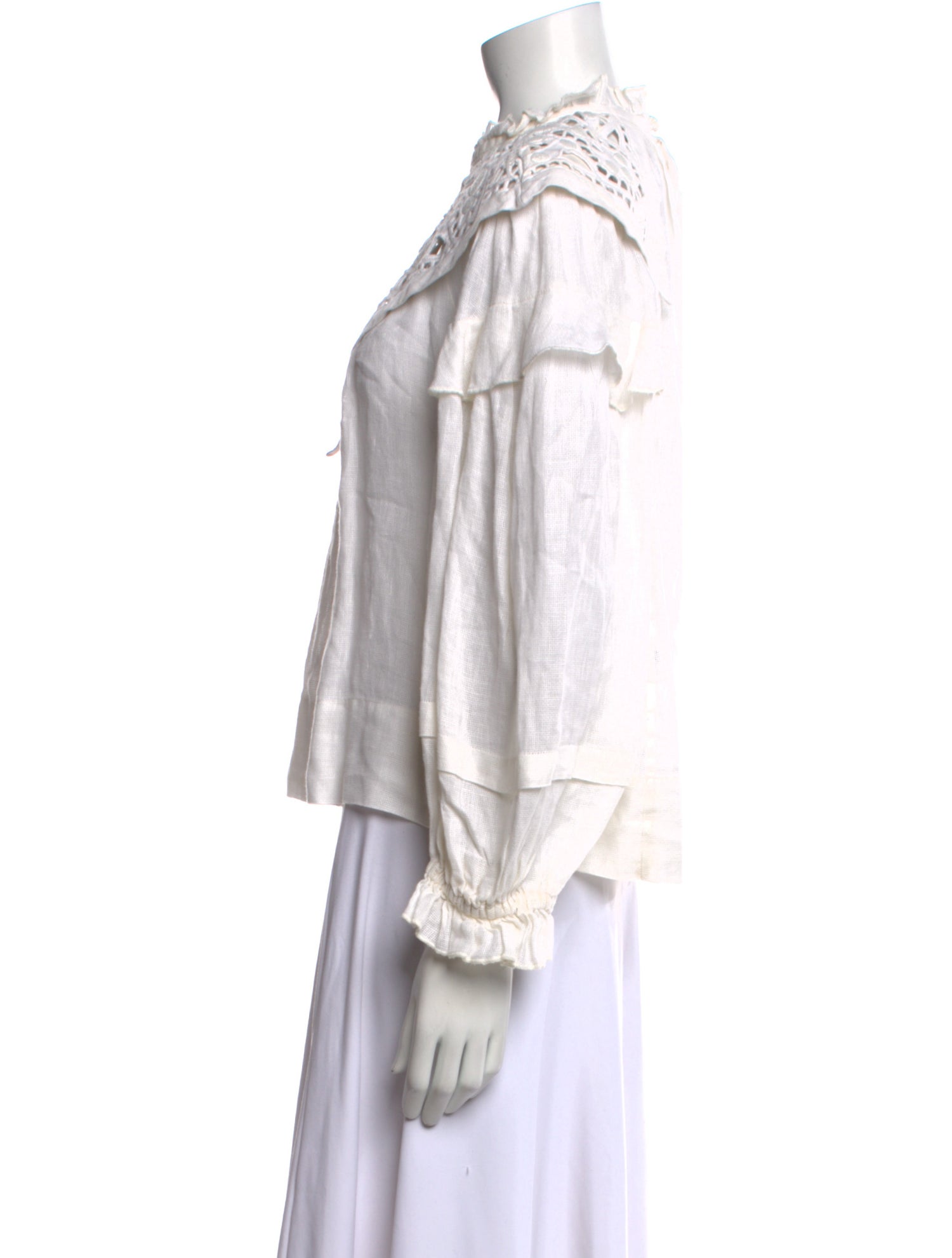 Isabel Marant Linen Patterned Blouse