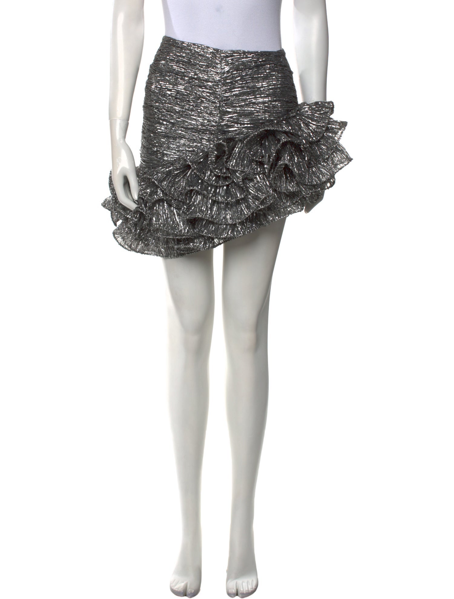 Isabel Marant Pleated Accents Mini Skirt