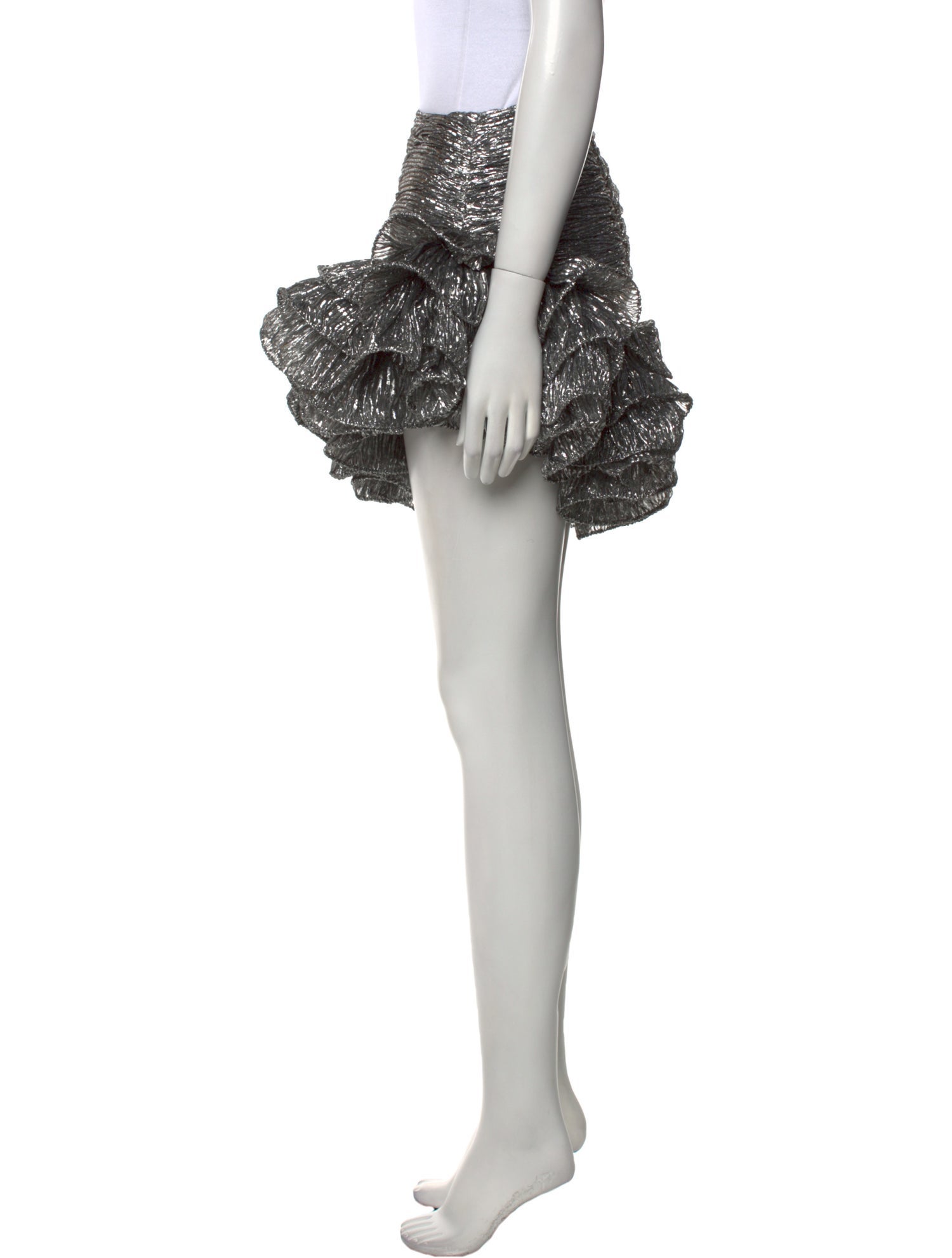 Isabel Marant Pleated Accents Mini Skirt