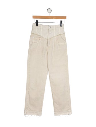 Isabel Marant High-Rise Straight Leg Jeans