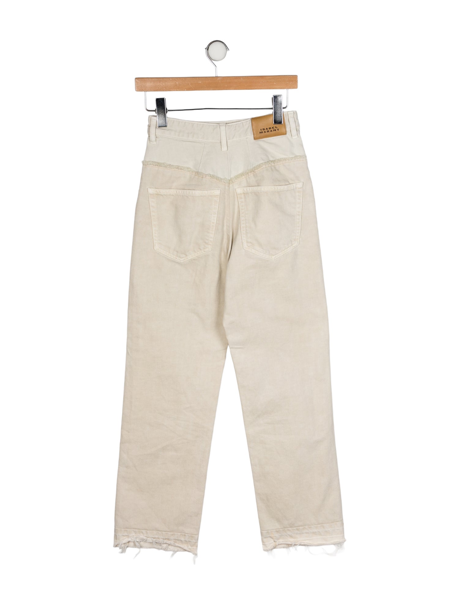 Isabel Marant High-Rise Straight Leg Jeans