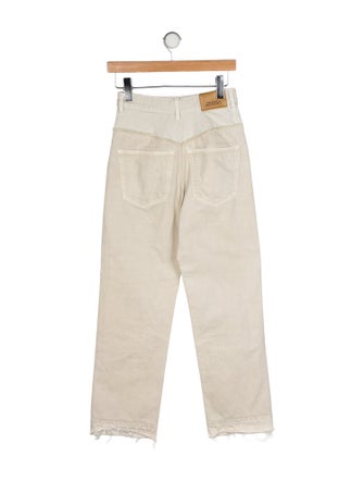 Isabel Marant High-Rise Straight Leg Jeans