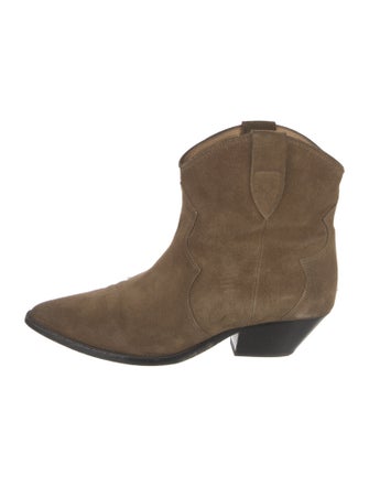 Isabel Marant Suede Western Boots