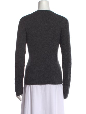 Isabel Marant Baby Alpaca Scoop Neck Sweater