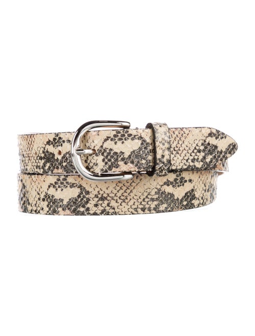 Isabel Marant Skinny Snakeskin Belt