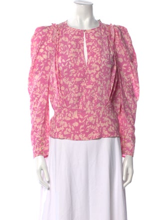 Isabel Marant Silk Printed Blouse