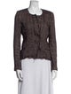 Isabel Marant Linen Tweed Pattern Evening Jacket