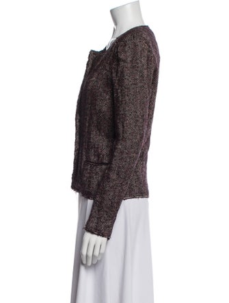 Isabel Marant Linen Tweed Pattern Evening Jacket