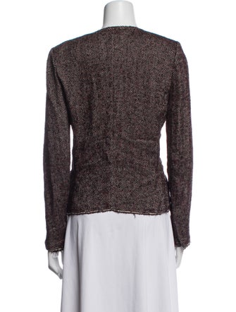 Isabel Marant Linen Tweed Pattern Evening Jacket