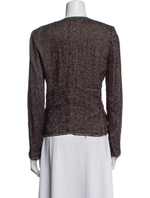 Isabel Marant Linen Tweed Pattern Evening Jacket