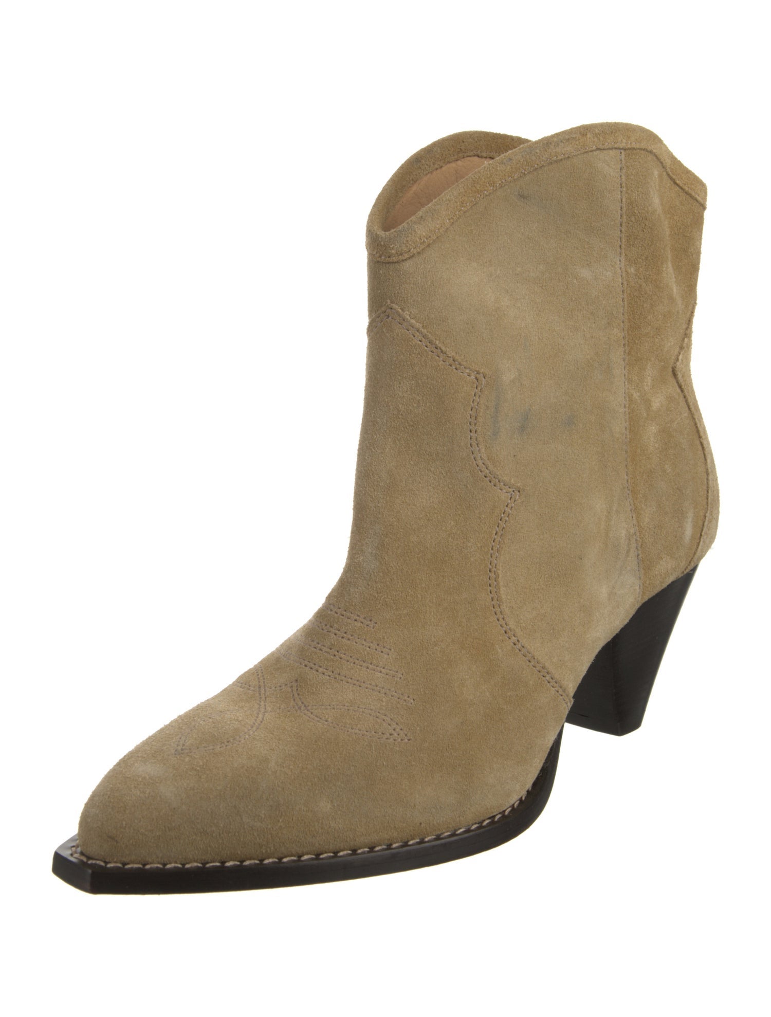 Isabel Marant Suede Western Boots