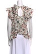 Isabel Marant Floral Print Crew Neck Blouse