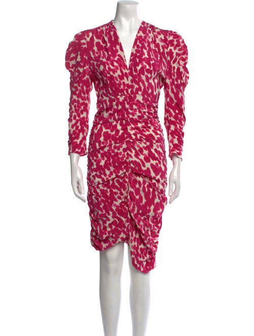 Isabel Marant Silk Knee-Length Dress