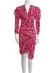 Isabel Marant Silk Knee-Length Dress