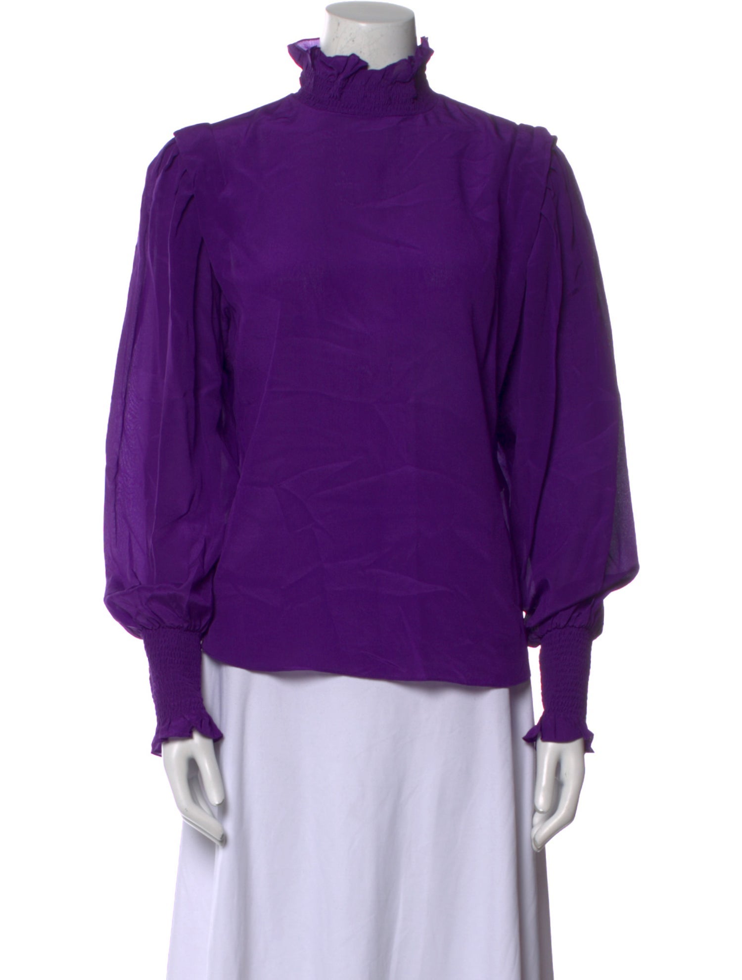 Isabel Marant Silk Turtleneck Sweatshirt