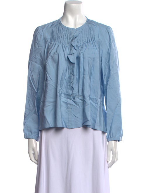 Isabel Marant Silk Crew Neck Blouse