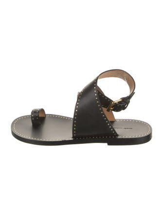 Isabel Marant Leather Slingback Sandals