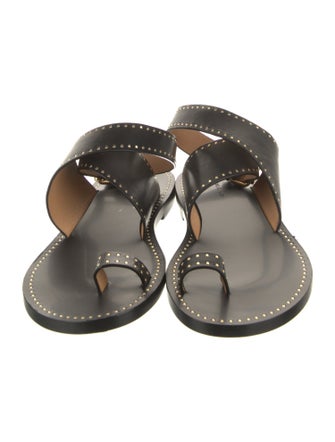 Isabel Marant Leather Slingback Sandals