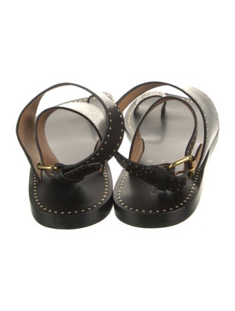 Isabel Marant Leather Slingback Sandals