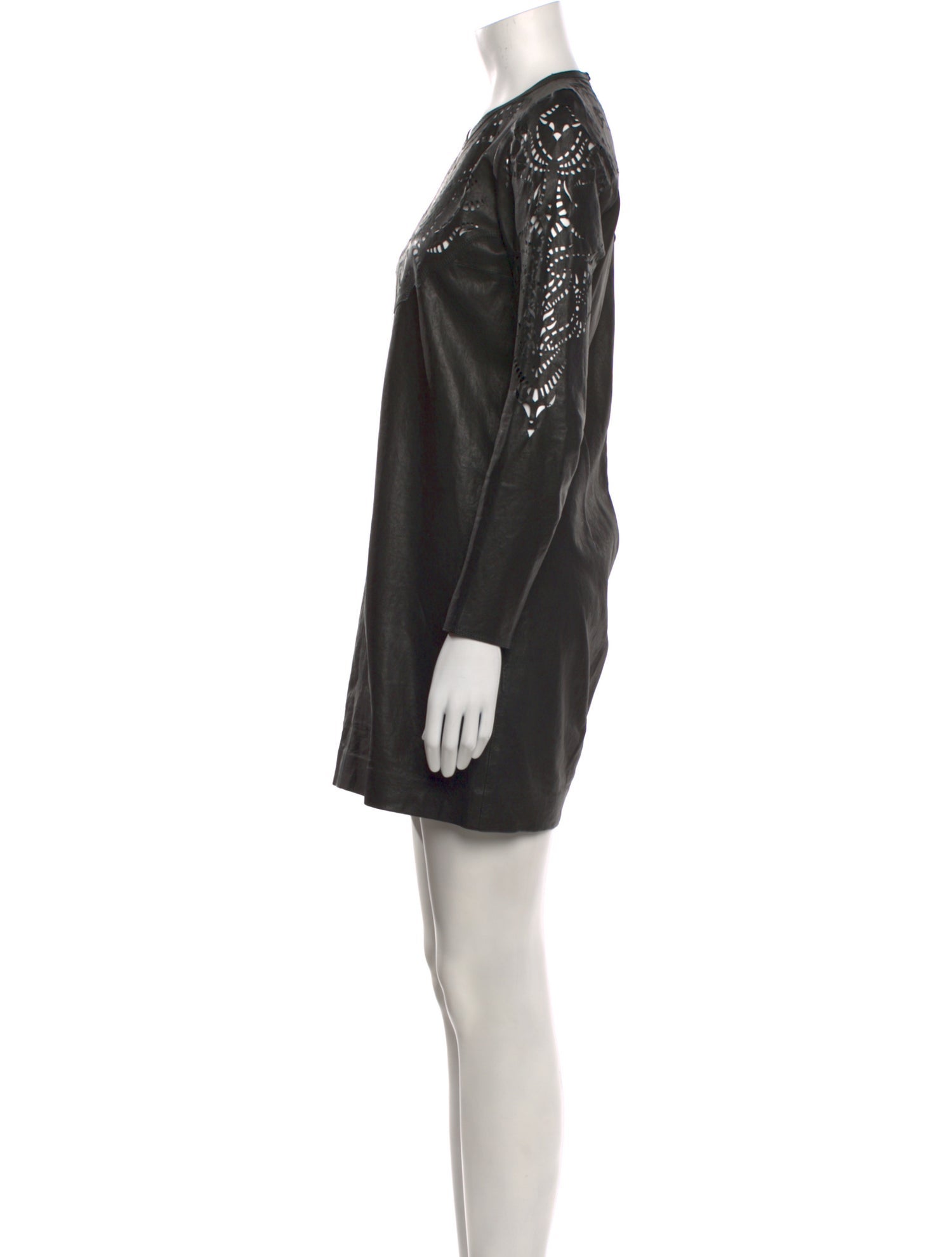 Isabel Marant Lambskin Mini Dress