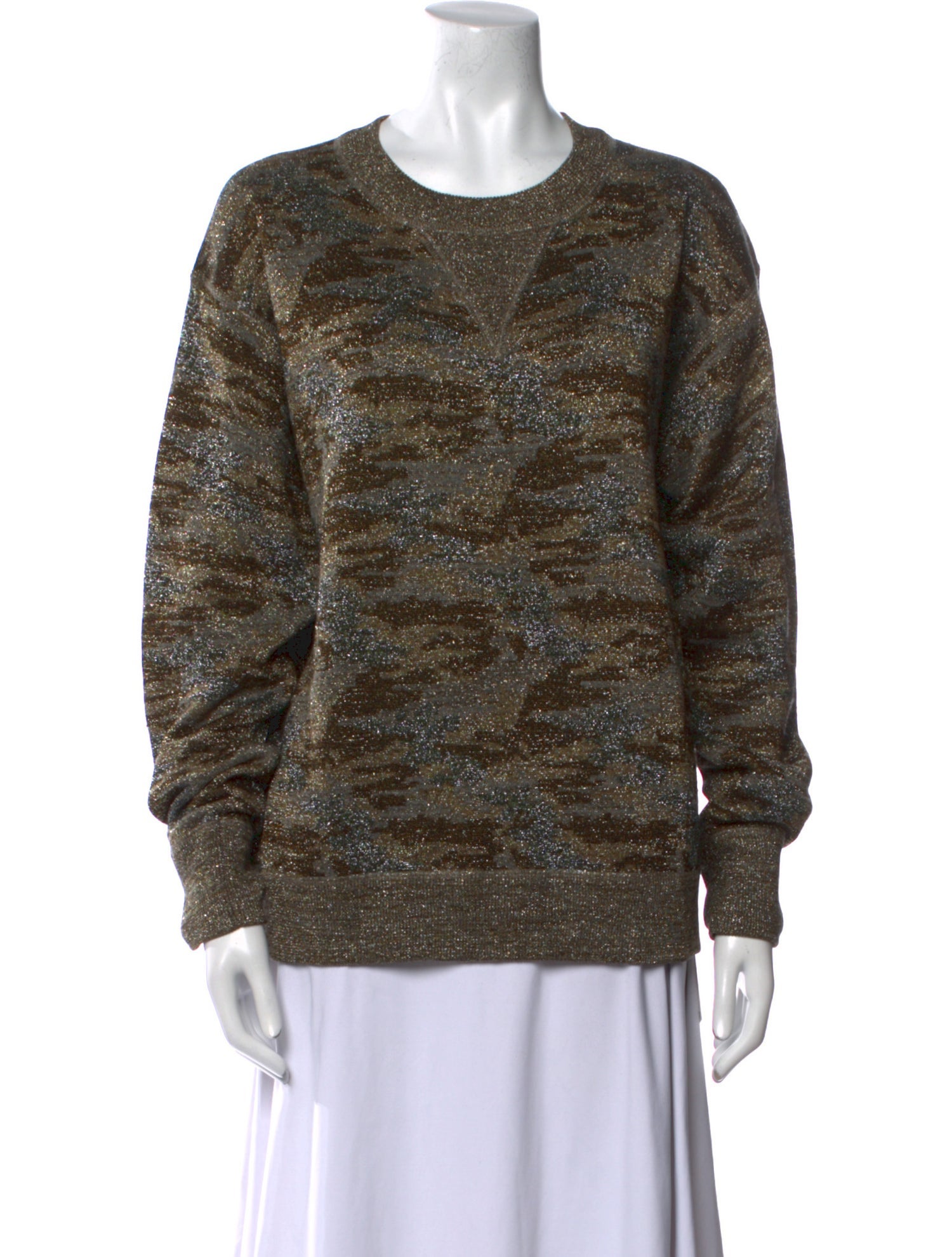 Isabel Marant Printed Crew Neck Sweatshirt