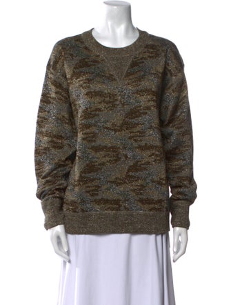 Isabel Marant Printed Crew Neck Sweatshirt