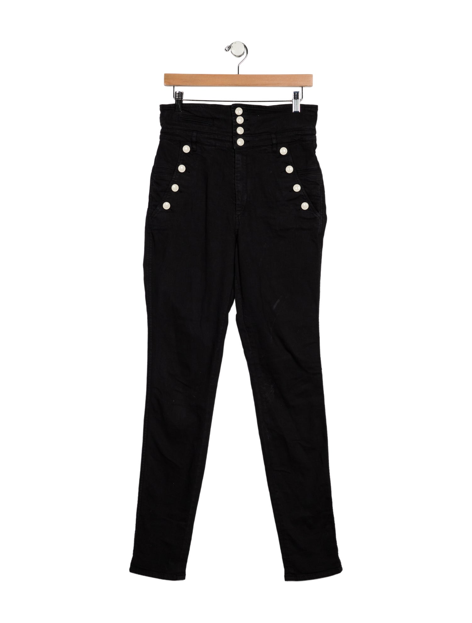 Isabel Marant High-Rise Straight Leg Jeans