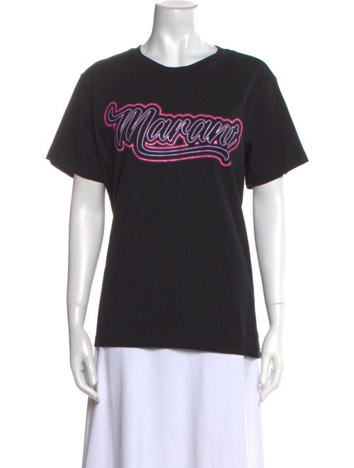 Isabel Marant Graphic Print Crew Neck T-Shirt