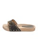 Isabel Marant Leather Studded Accents Slides