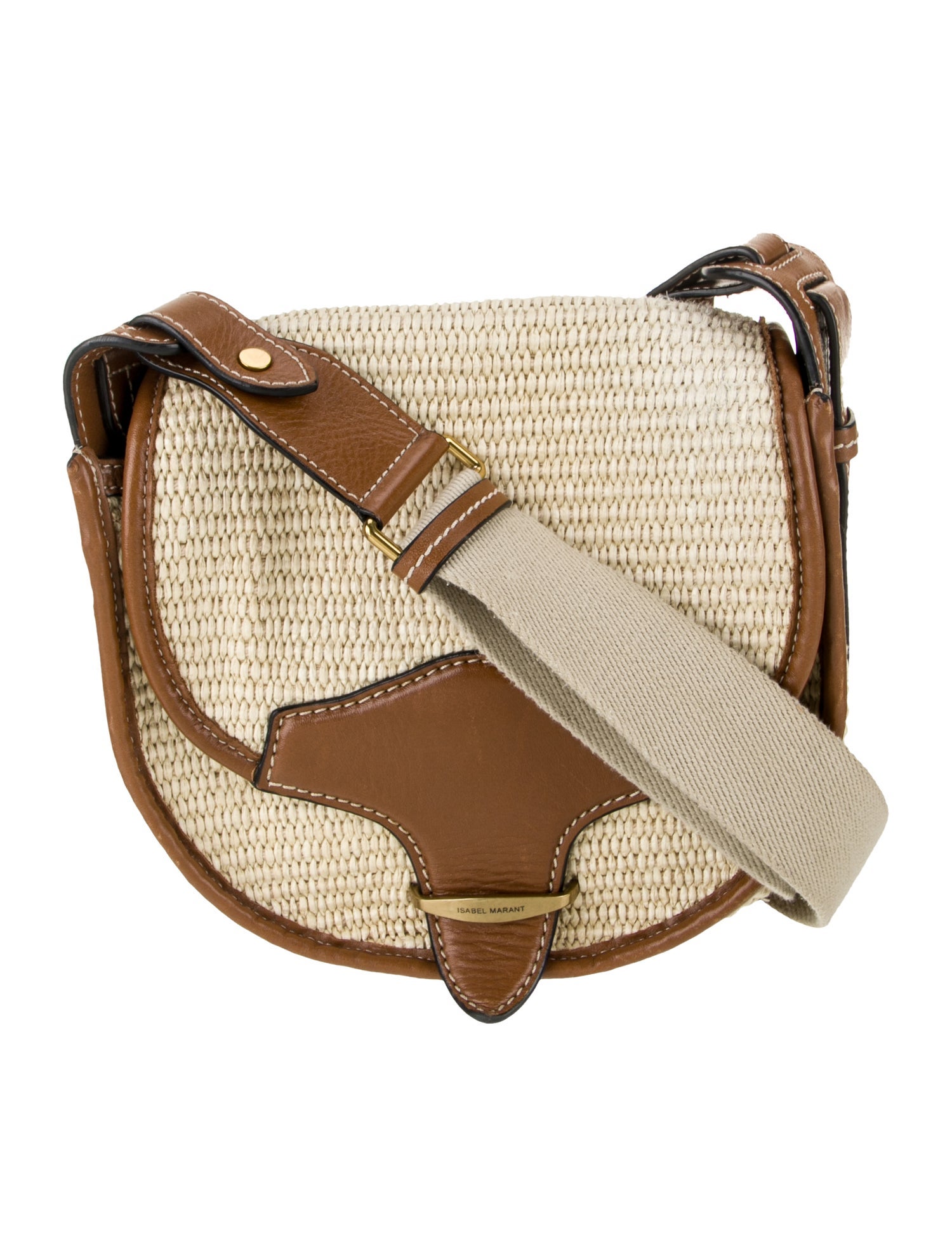 Isabel Marant Raffia Messenger Bag