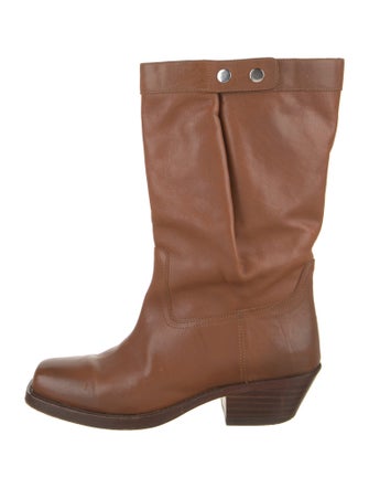 Isabel Marant Leather Moto Boots